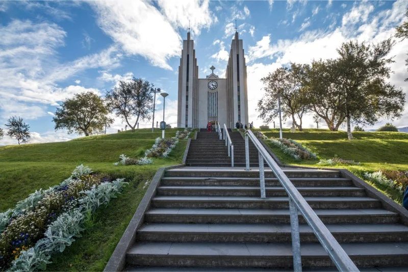 Iglesia principal de Akureyri